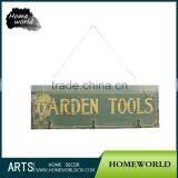 Vintage Handmade Customized Wooden Wall Pallet Sign With Hooks thumbnail-1