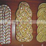 Uniforms Accessories Embroidred Rank Visor Shoulder Straps Aigullettes Braid Cord Cap Badges Patches PASSEMENTERIE