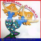 Mermaid Danmark Funny Soft Pvc Fridge Magnet thumbnail-1
