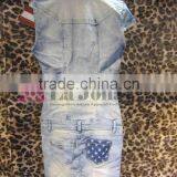 2016 Summer Fashion Short Denim Dresses for Women thumbnail-2