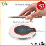 Portable qi Wireless Charger for Iphone and Samsung Mobile Phone thumbnail-1