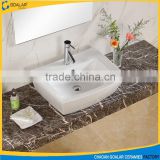 Top quality bathroom counter top basin/ceramic sink