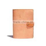 Hand-stitched With Dull Nickel Button for Closure Leather Book Holder thumbnail-2