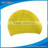 2016 Custom Printed Waterproof Silicone Swimming Cap for Adult thumbnail-4