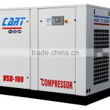 90kw 125hp China variable frequency screw air compressor