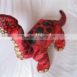 95cm Length Realistic Dinosaur Red Plush Toy thumbnail-1