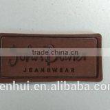 2015 High Quality Custom Embossed Leather Patch for Shoes & Garment thumbnail-1