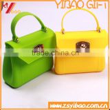 Custom fashion shopping Silicone women hand bag