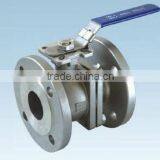 2PC FLANGED BALL VALVE WITH DIRECT MOUNTING PAD(DIN)