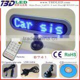 Blue Led Car Window Sign ,programmable Led Car Sign/led Car Message Sign