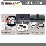 KING BEST 3X and 8X 360 Degree Rotation Bright LED Reading Magnifier Big Screen Illuminated Magnifier LED Light thumbnail-2