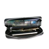 High quality leather business card holder men's clutch