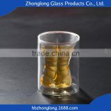 New Products Fashion Design Transparent Souvenir Tea Glass Cup