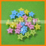 Star Shape Plastic Button