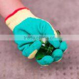 Seeway High Quality Industrial Green Latex Palm Coated Aramid Liner Cut Resistant Gloves With Best Price thumbnail-3