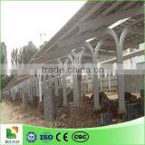 Aluminum Frame for Solar Panel Black for Car Port
