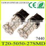 Auto Car Led Light T20 7440 5050 Smd Led Bulbs