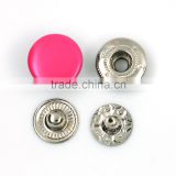 Custom colorful four parts press metal snap button