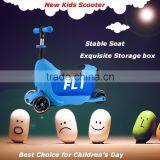Popular Design 3 in 1 Kids Kick Scooter With Storage Box and Stable Seat thumbnail-1