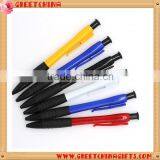 Custom Printed LOGO Clips Colorful Plastic Ballpoint Pen With Colorful Barrel thumbnail-5