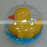 inflatable ball with inner cartoon baby baby toys