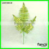 Yiwu New Design 3 Heads Artificial Tree Leaves