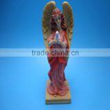 Beautiful Polyresin Lady Angel Statue for Home Decoration thumbnail-5