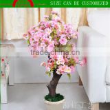 Artificial bonsai cherry blossom tree for office/fake cherry blossom tree for home/Artificial cherry flower tree