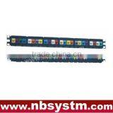24 Port UTP Cat5e Patch Panel 19" 1U, With 24pcs UTP Cat.5e Keystone Jacks
