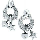 New design jewerly earrings lovely crystal for women