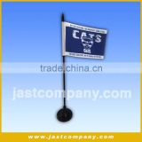 Sports team flag for advertising and promotion