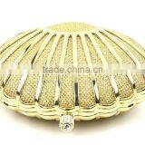 Lady Box Scallpoed Shell Metal Cluth thumbnail-5
