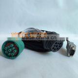 Deutsch 9-pin B022 Connector to HDB15P & J1939S Cable With 9pin Green Connector thumbnail-3