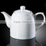 H5624 super white porcelain tea pot ceramic with close line