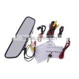 4.3 inch dual cameras rearview mirror car dvr