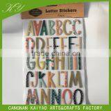 Wholesale Custom Self Adhesive Decoration Glitter Alphabet Letter Stickers thumbnail-2
