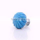 Wholesale High Quality Delicate Blue Ceramic Door Knobs thumbnail-2