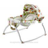 2016 Multifunction plush baby rocker chair with soft rocking movement