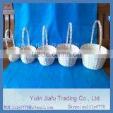 New Style Weaving Round Colourful Stained Bamboo Basket thumbnail-2