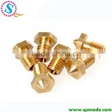 Brass nozzle 0.2mm 0.3mm 0.4mm only for 1.75mm Supplies Extrusion head for 3D Printer Makerbot