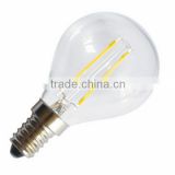 E14 LED filament bulb 2W G45 LED bulb COB filament 360 degree