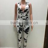 Bonvatt Sexy Deep V Nightclub Leotard Bandage Pants With Body Clothing thumbnail-2