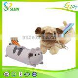 Top Quality Professional Dog Plush Animal Pencil Bag thumbnail-2