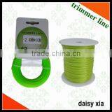 2.0 mm heavy duty nylon grass trimmer line for garden with good abrasion resistance