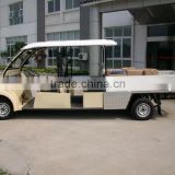48v 4 seater rear cargo box electric pickup, electric pallet, cargo box electric truck