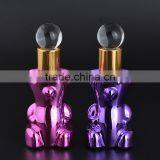 UV Pink Purple Colored 12ML Empty Essential Oil Glass Perfume Bottles With Glass Stick Caps thumbnail-1