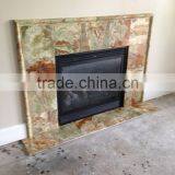 BEAUTIFUL MULTI GREEN ONYX FIREPLACES thumbnail-1