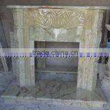 BEAUTIFUL LIGHT GREEN ONYX FIREPLACES thumbnail-4