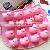 Silicone Kitty Cat Cake Mold thumbnail-1