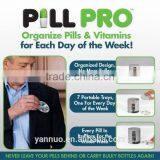 7 Day Mini Drug Storage Box Pill Organizer Plastic Container thumbnail-2